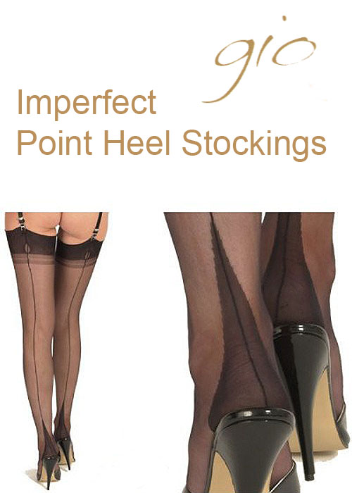 Point Heel Stockings - Gio Stockings