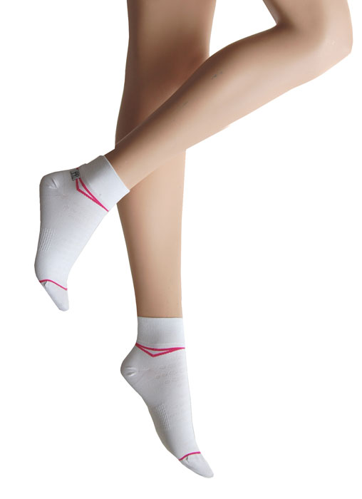 Pretty Polly Lightweight Crop Liner Socks 2PP SideZoom 2