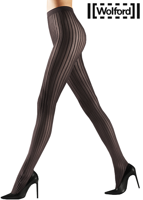 Wolford Striped Tights In Stock At UK Tights