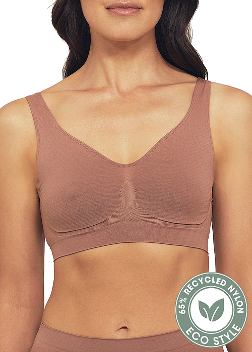 Ambra Bare Essentials Recycled Nylon Shaper Bra In Stock At UK Tights