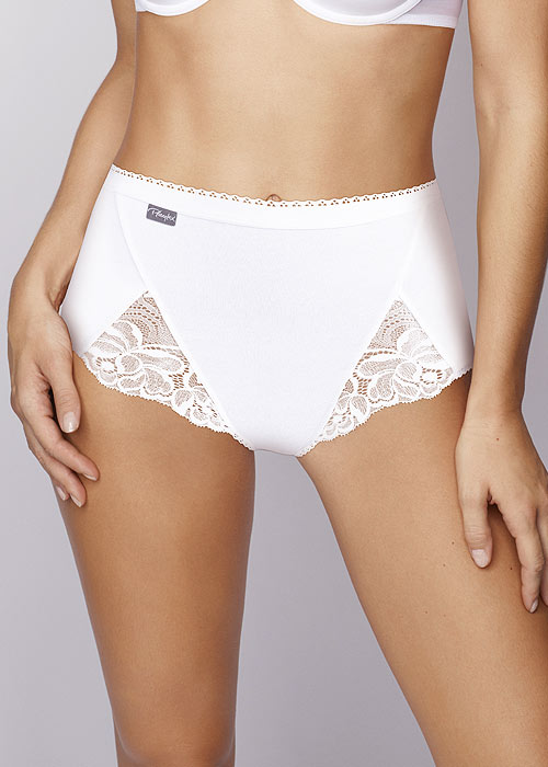 Playtex Cotton And Lace Maxi Briefs 3PP