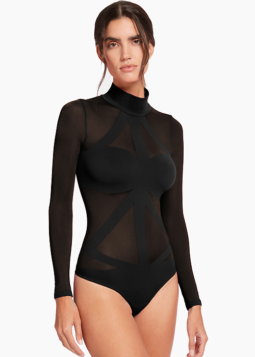 Womens Wolford black Buenos Aires String Bodysuit | Harrods UK