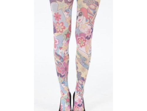 Pamela Mann funky diva printed tights