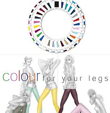 Colour palette for legwear