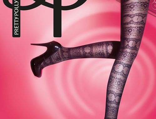 Pretty Polly Banded Lace Design Tights