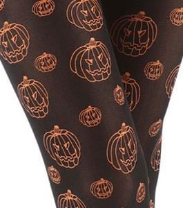 Silky Tattoo Pumpkin Fun Tights