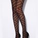 Diagonal Stripe Tights