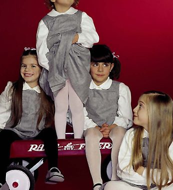 Children wearing tights Corine Childrens Tights