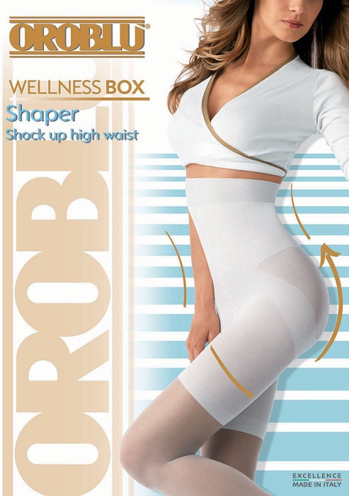 Oroblu Wellness Shaper Shock Up High Waist Tights at UK Tights