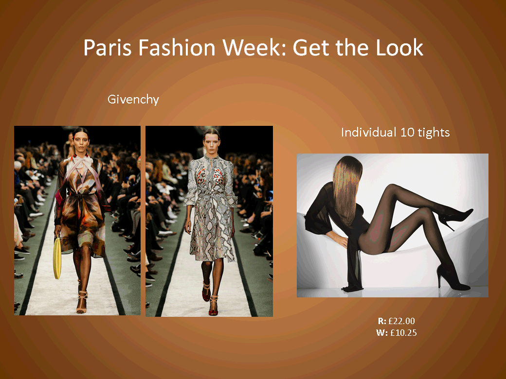 Wolford tights at Paris Fashion Week