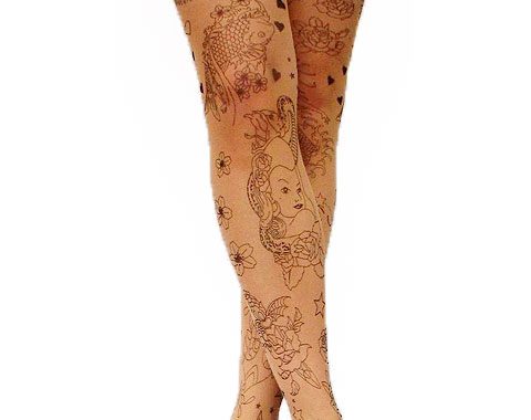 Tiffany Quinn Tattoo Heart Tights: 56 Likes