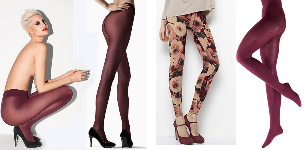 Shop Marsala tights