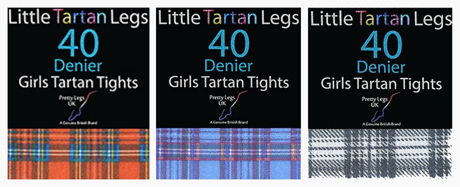 childrens tartan tights
