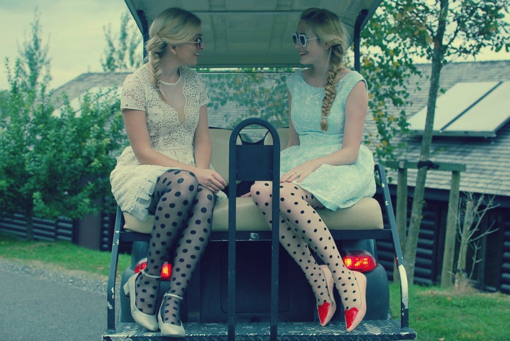she&Hem dotty tights