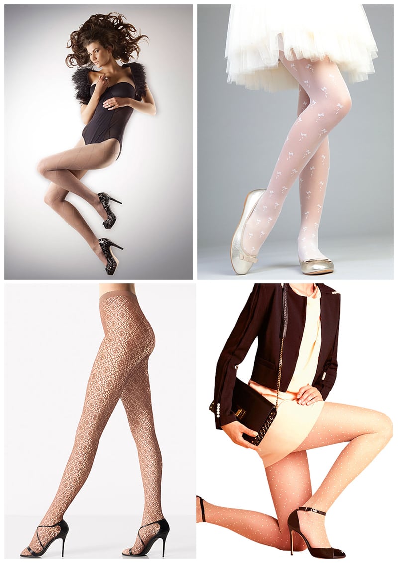 Hosiery for Weddings and occasion wear - patterns