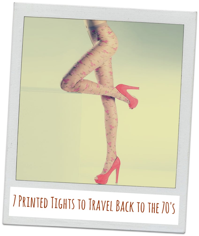 7 printed tights to travel back to the 70s