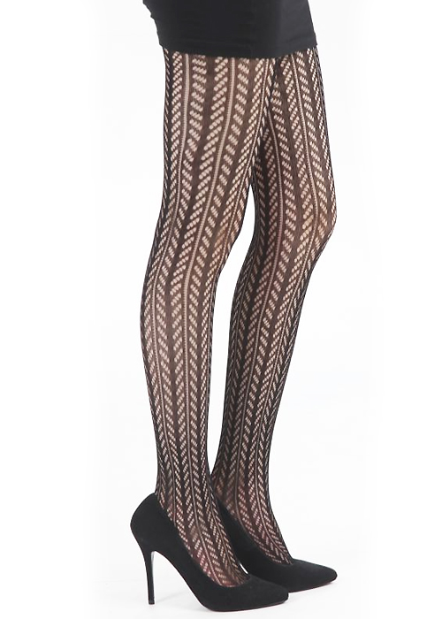 Pamela Mann Chevron Knit Tights