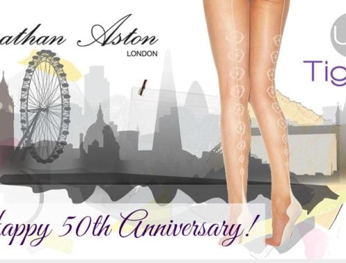 UK Tights Jonathan Aston London 50th Anniversary Banner