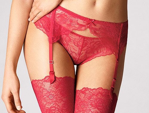 Wolford Stretch Lace Suspender Belt