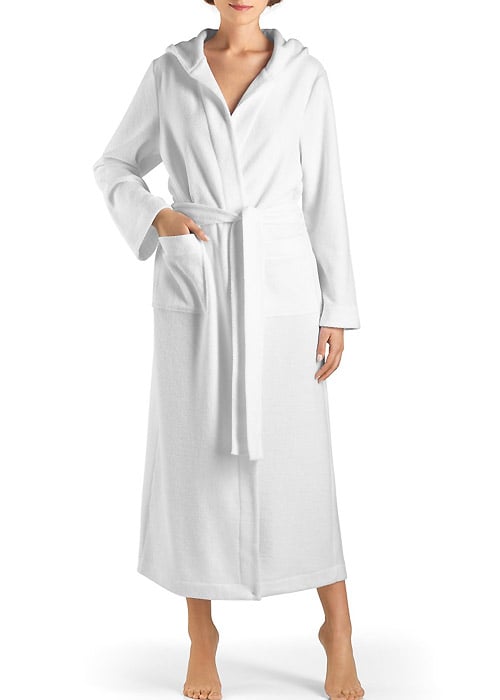 Hanro long hooded robe