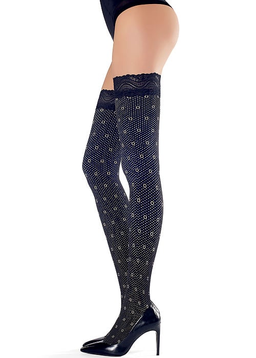 Oroblu Polka Dot Patterned Hold Ups
