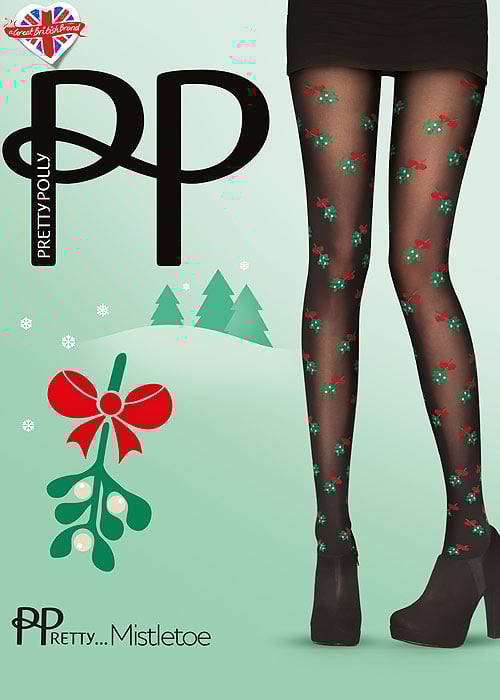 Pretty Polly Mistletoe Christmas tights Pretty Polly Mistletoe Christmas tights