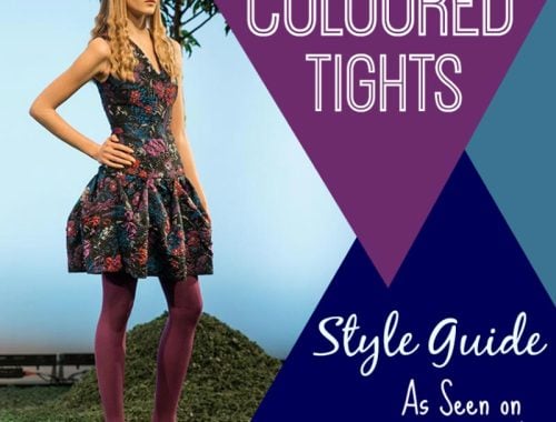 A Coloured Tights Style Guide As Seen On London Fashion Week