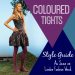 A Coloured Tights Style Guide As Seen On London Fashion Week