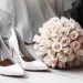 wedding shoes flowers