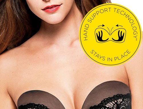 Wonderbra Refined Glamour Ultimate Strapless Bra black