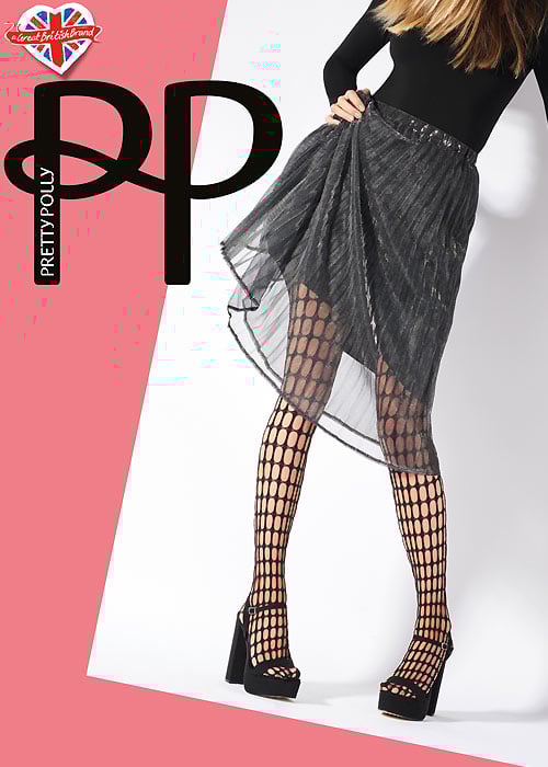 Pretty Polly AW18 square fashion nets Pretty Polly AW18 Fishnet tights