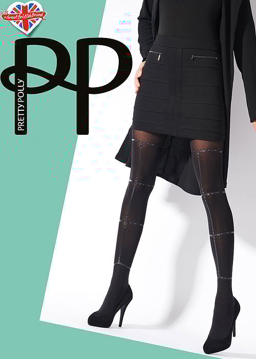 Pretty Polly Strapped Opaque Tights