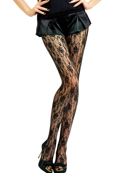 Jonathan Aston Sweet Roses Lace Tights