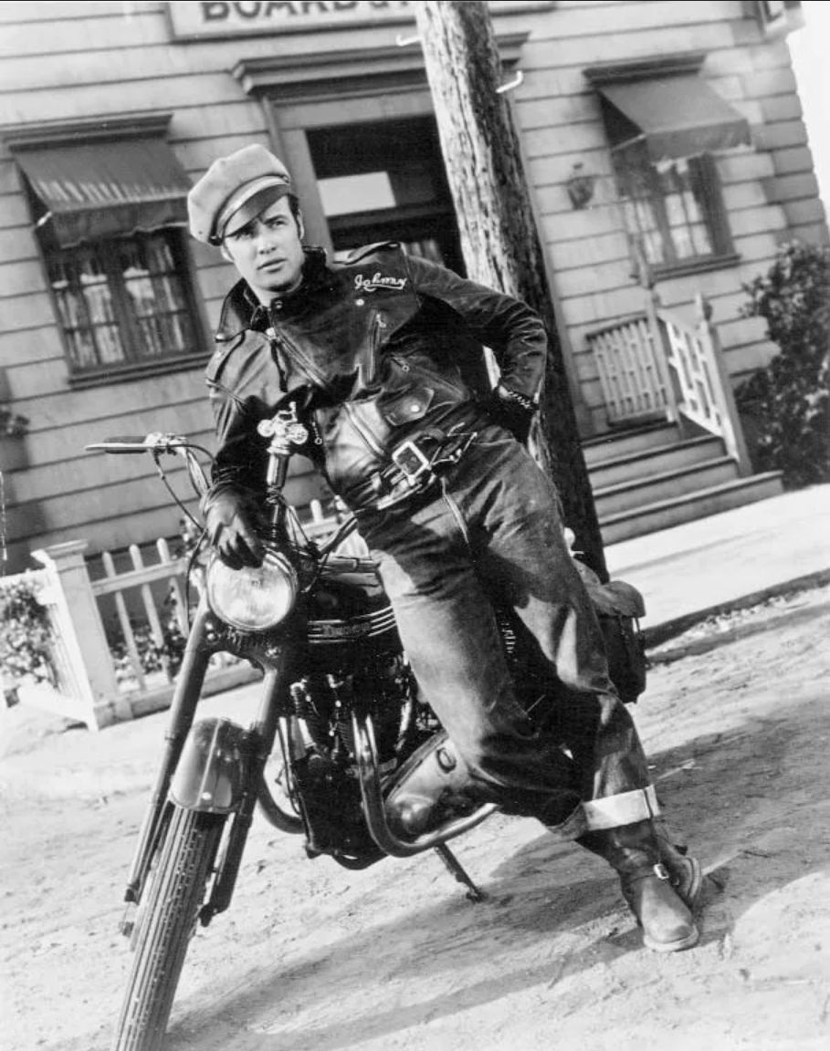 Marlon Brando in The Wild One, a turning point in the history of denim jeans