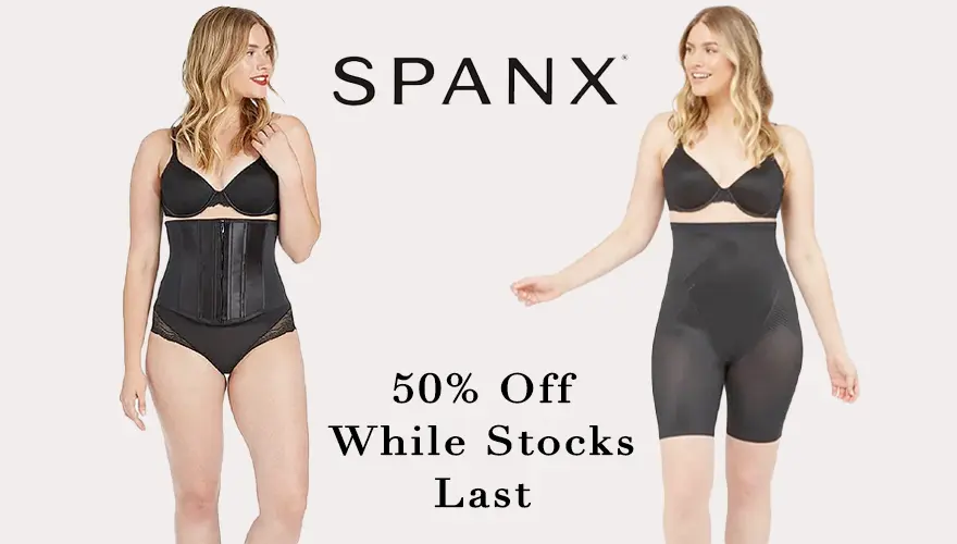50% off all Spanx shapewear