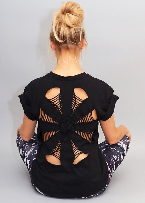 Acai Activewear Spider Back Tee image
