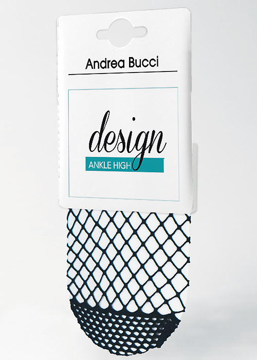 Andrea Bucci Fishnet Ankle Highs SideZoom 2