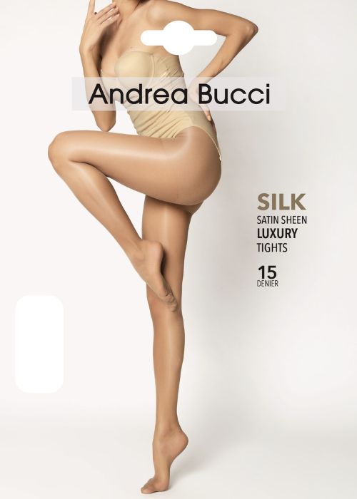 Andrea Bucci Silk Satin Sheen Tights SideZoom 4