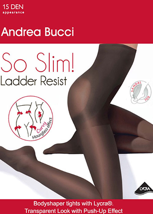 Andrea Bucci So Slim 15d Ladder Resist Tights SideZoom 3