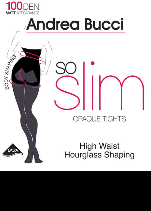 Andrea Bucci So Slim 100d Opaque Tights SideZoom 4