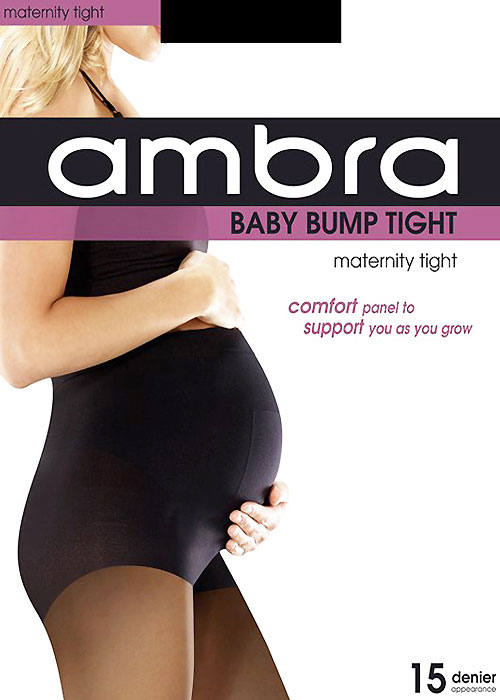 Ambra Baby Bump 15 Denier Sheer Tights