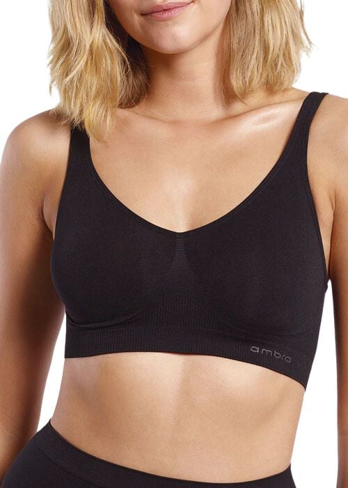 Padded Shaper Crop Bra - Navy