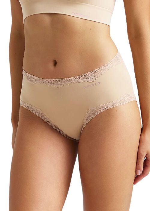 Ambra Bondi Bare Lace Midi Brief