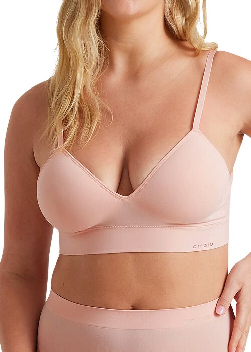 Ambra Bondi Bare Soft Tones Longline Padded Bra SideZoom 3