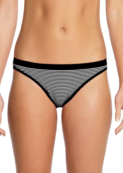 Ambra Seamless Cheeky Striped Hipster Brief image