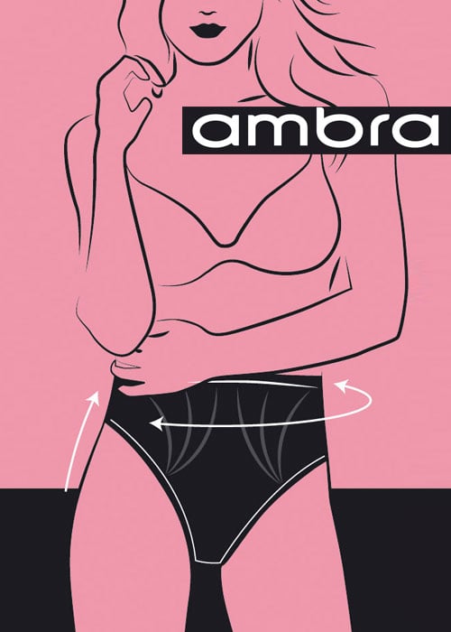 Ambra Killer Figure Hi Cut Control Brief SideZoom 2