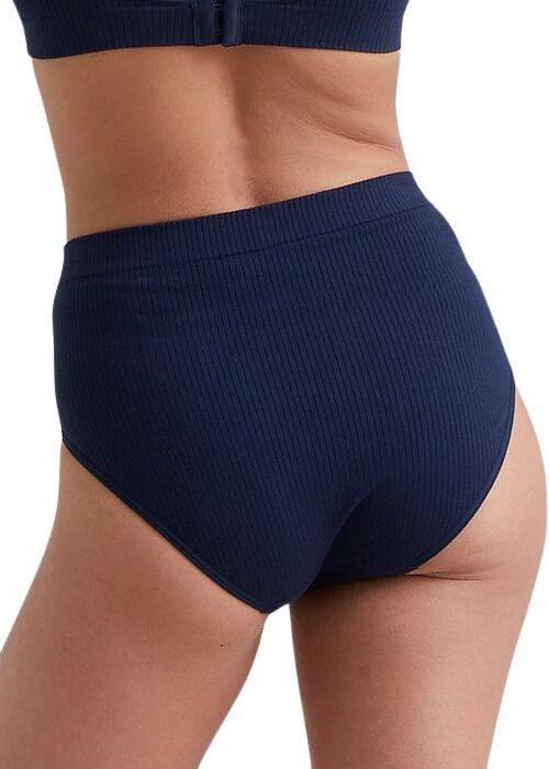 Ambra Organic Cotton Rib Full Brief In Stock At UK Tights