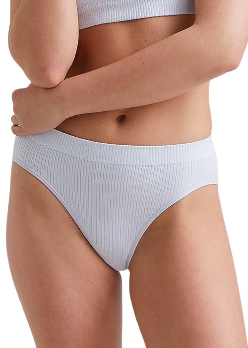 Ambra Organic Cotton Rib Hi Cut Brief