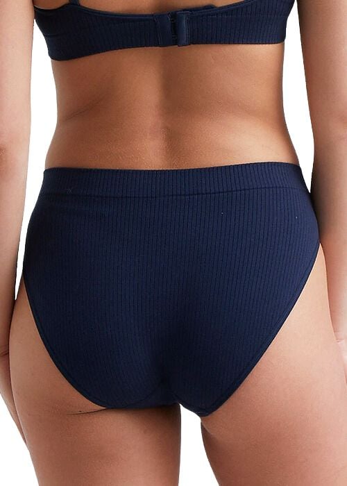 Ambra Organic Cotton Rib Hi Cut Brief SideZoom 4
