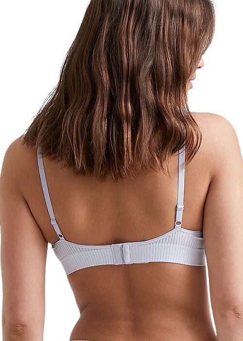 Ambra Organic Cotton Rib Longline Bra SideZoom 2